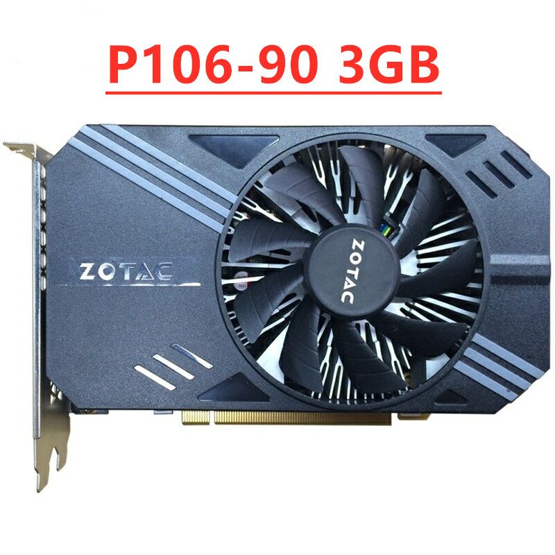 Zotac P106 090 6GB/3GB Graphics Cards Mining ETH/ETC/ERG 11mh/S GPU  GTX 1060 For Coin Miner Ethereum  Bitcoin Game High Quality