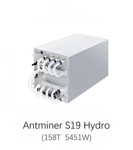 Bitmain Antminer S19 Hydro 151.5TH 5226W Bitcoin Miner Water Cooling Liquid Cooled Hardware