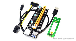 M2 NGFF to PCIe 16X Extender Riser Adapter Card - Mining Heaven