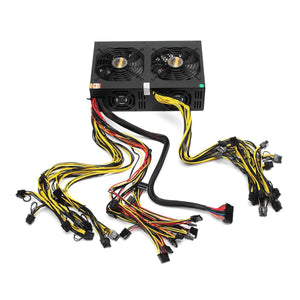 3450W Miner Power Supply 140mm Cooling Fan ATX 12V Version 2.31 Computer Power Supply Mining - Mining Heaven