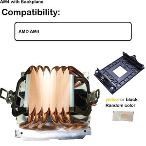 High quality CPU cooler 115X 2011 6 heatpipe dual-tower cooling 9cm fan support for Intel for AMD X79 X99 X58 Ryzen cooling - Mining Heaven