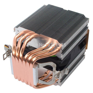 High quality CPU cooler 115X 2011 6 heatpipe dual-tower cooling 9cm fan support for Intel for AMD X79 X99 X58 Ryzen cooling - Mining Heaven