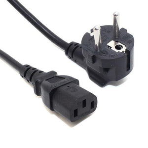 EU Plug Cable IEC C13 Computer Power Cable Extension Cord 0.3m 1m 1.5m 1.8m Euro Power Cable For Monitor PDU Antminer - Mining Heaven