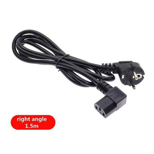 EU Plug Cable IEC C13 Computer Power Cable Extension Cord 0.3m 1m 1.5m 1.8m Euro Power Cable For Monitor PDU Antminer - Mining Heaven