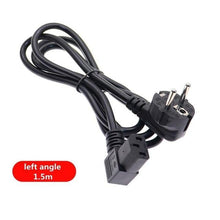 Load image into Gallery viewer, EU Plug Cable IEC C13 Computer Power Cable Extension Cord 0.3m 1m 1.5m 1.8m Euro Power Cable For Monitor PDU Antminer - Mining Heaven
