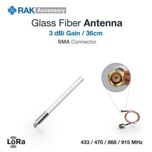 LoRa Gateway Glass Fiber Antenna 3dbi Gain Network Antenna with SMA / iPEX Connect Cable 433/470/868/915MHz for Helium Miner - Mining Heaven