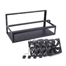 Load image into Gallery viewer, Miner Mining Frame Rig Case Up to 6 GPU for Bitcoin Ethereum Crypto Coin Currency Mining Digital Virtual Graphics Cards Holder - Mining Heaven
