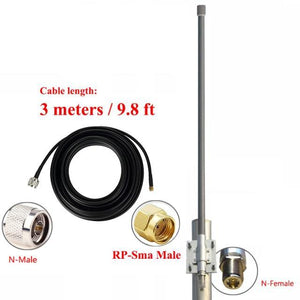 868MHz antenna omni fiber glass antenna 10dBi outdoor roof glide monitor repeater UHF IOT RFID LoRaWAN helium mining antenna - Mining Heaven