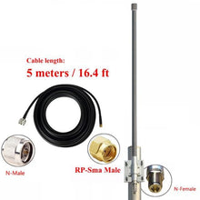 Load image into Gallery viewer, 868MHz antenna omni fiber glass antenna 10dBi outdoor roof glide monitor repeater UHF IOT RFID LoRaWAN helium mining antenna - Mining Heaven
