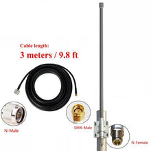 Load image into Gallery viewer, 868MHz antenna omni fiber glass antenna 10dBi outdoor roof glide monitor repeater UHF IOT RFID LoRaWAN helium mining antenna - Mining Heaven
