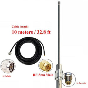 868MHz antenna omni fiber glass antenna 10dBi outdoor roof glide monitor repeater UHF IOT RFID LoRaWAN helium mining antenna - Mining Heaven