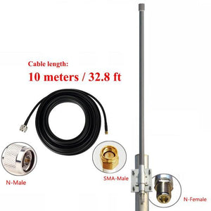 868MHz antenna omni fiber glass antenna 10dBi outdoor roof glide monitor repeater UHF IOT RFID LoRaWAN helium mining antenna - Mining Heaven