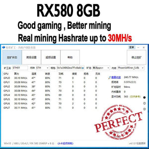 SZMZ Original Radeon Graphics Card RX 580 470 570 8gb GDDR5 256Bit video card rx580 GPU 8GB for mining non gtx 960 1050 1060 GPU - Mining Heaven