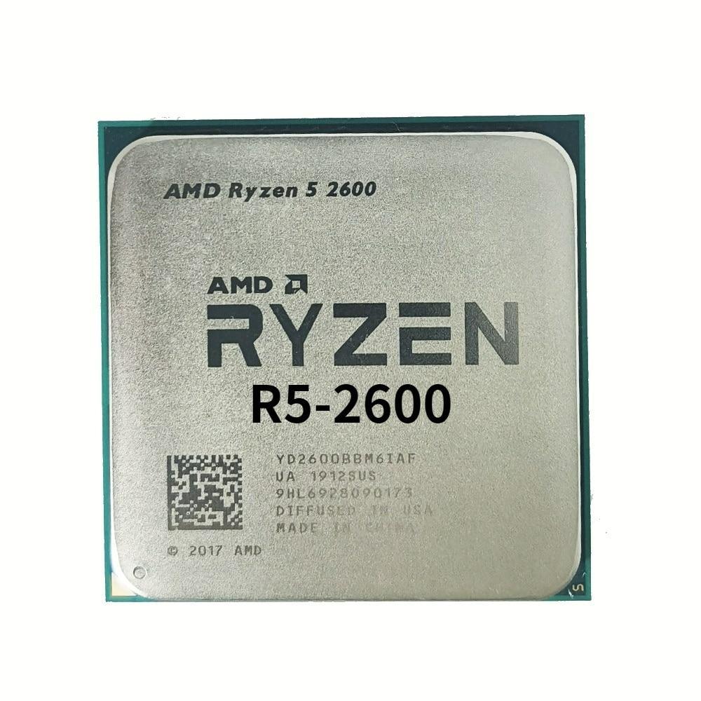 AMD Ryzen 5 2600 R5 2600 3.4 GHz Six-Core Twelve-Core 65W CPU Processor YD2600BBM6IAF Socket AM4 - Mining Heaven
