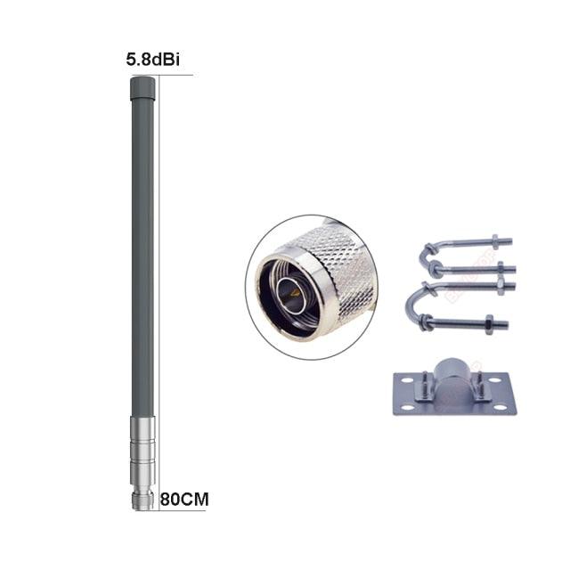 Helium Hotspot Miner Antenna LoRa 868MHz/915MHz N Male Plug Omnidirection Outdoor Fiberglass Antenna Waterproof IP67 - Mining Heaven