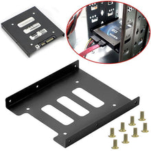 Load image into Gallery viewer, Useful 2.5 Inch SSD HDD To 3.5 Inch Metal Mounting Adapter Bracket Dock Screw Hard Drive Holder For PC Hard Drive Enclosure - Mining Heaven
